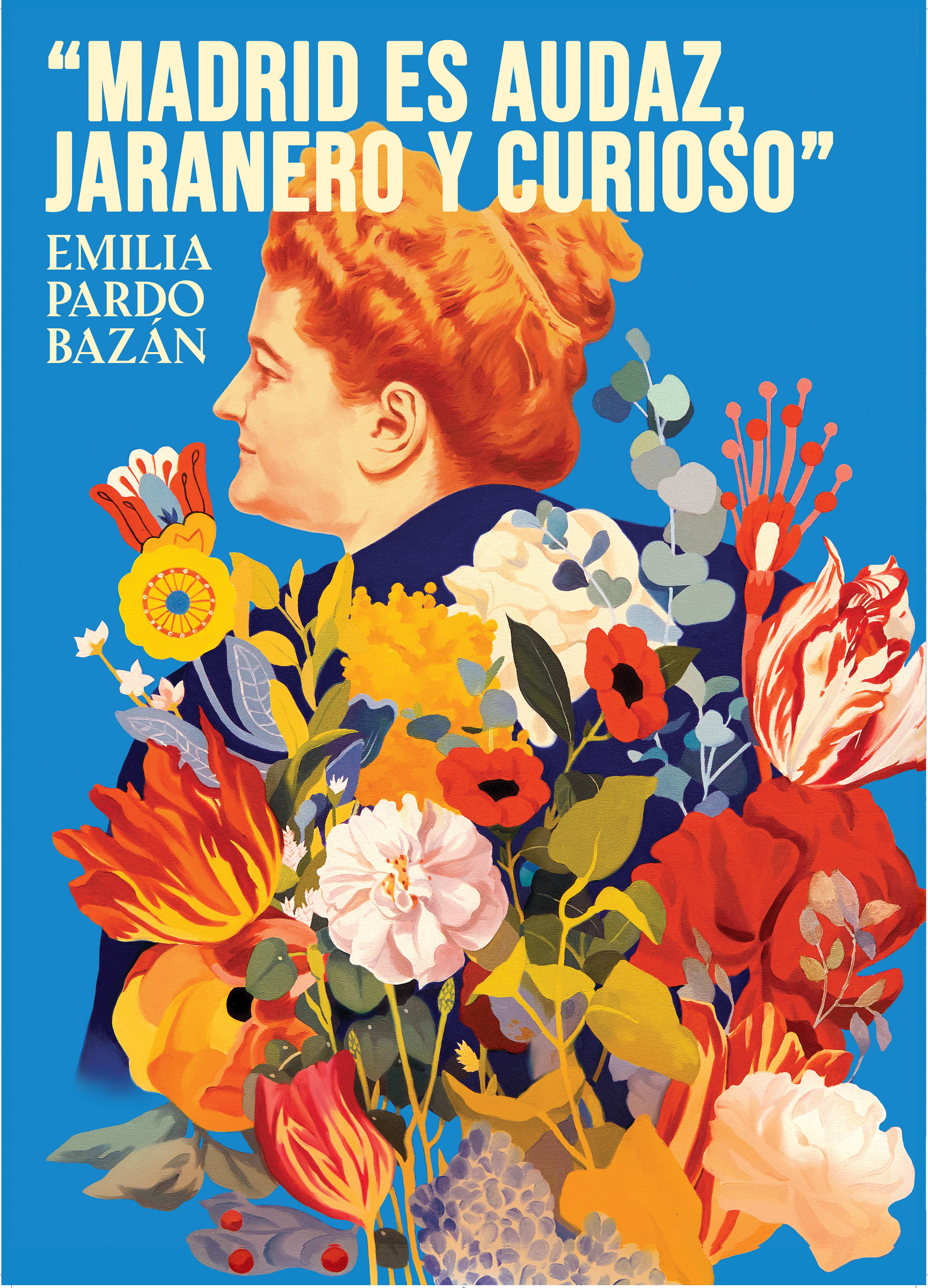 Imagen diseñada por David de las Heras para ilustrar la programación con motivo del centenario de la muerte de Emilia Pardo Bazán